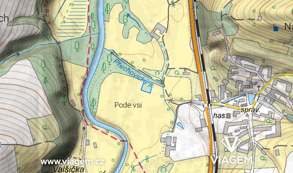 Prodej pole 704 m², Přechovice – náhled fotky 3