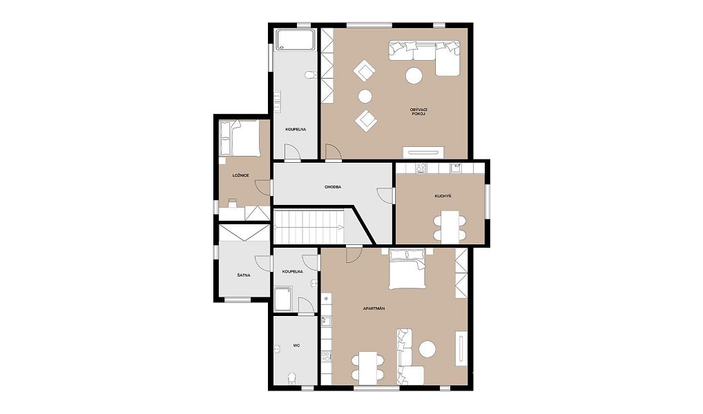 Prodej ubytovacího objektu 300 m², Desná – náhled fotky 23