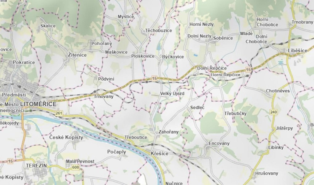 Prodej pole 3 705 m², Liběšice – náhled fotky 3