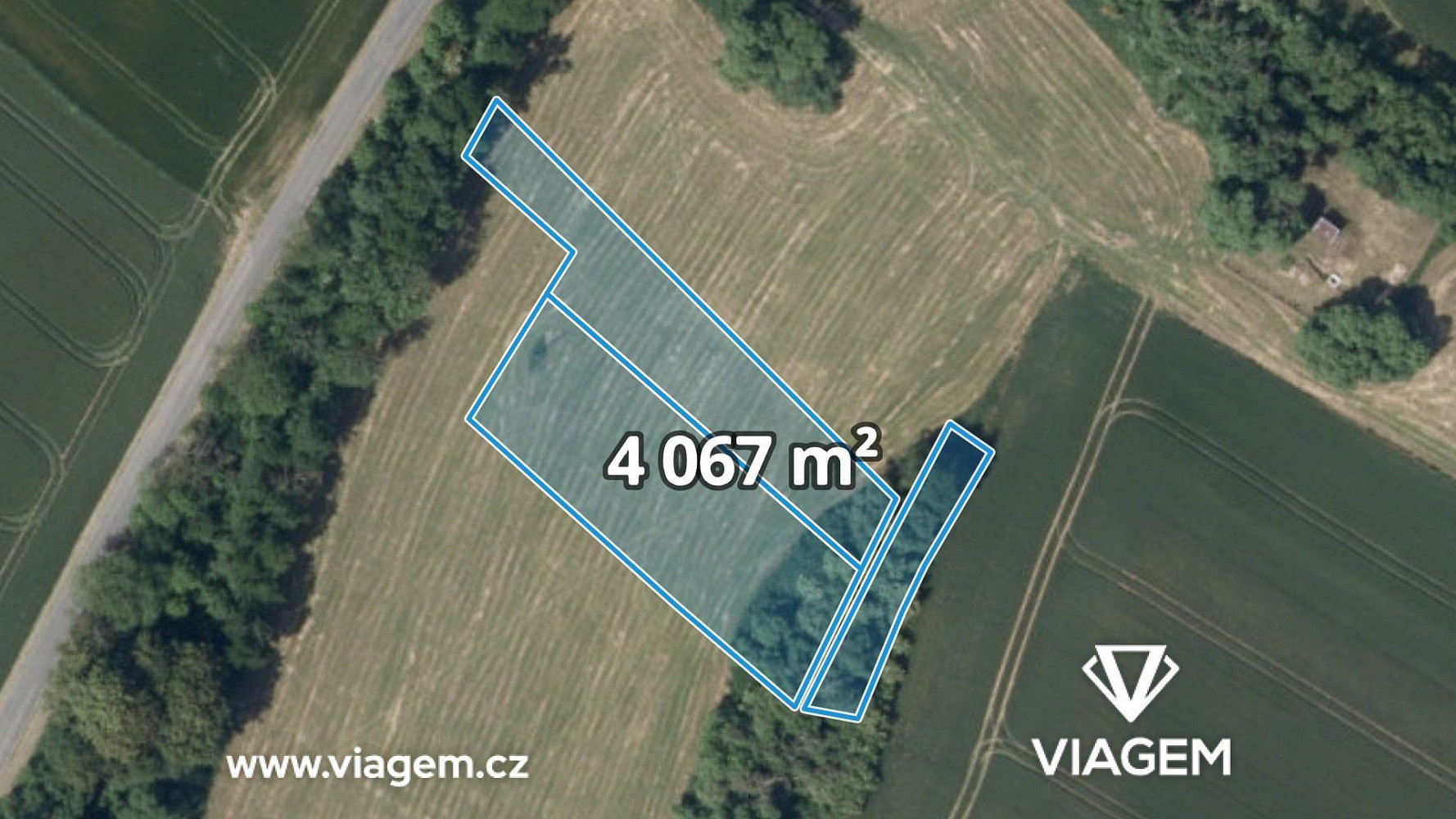 Prodej pole 1 341 m² – fotografie 3