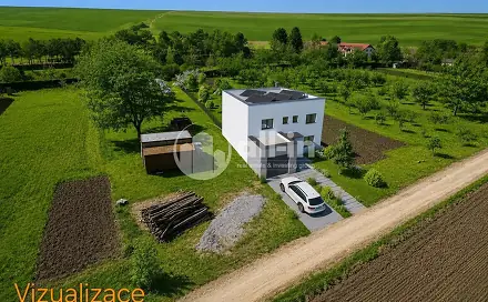 Prodej stavebního pozemku 1 105 m², Mouřínov, okres Vyškov