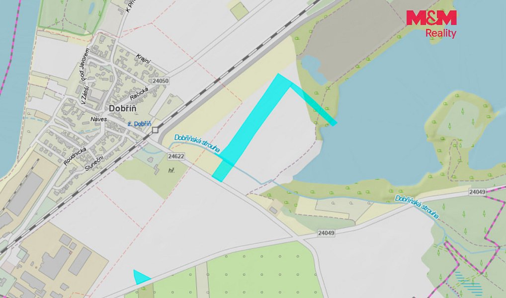 Prodej pole 30 346 m², Dobříň – náhled fotky 2