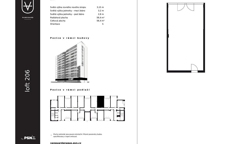 Prodej bytu 2+kk 58 m², Praha – náhled fotky 15