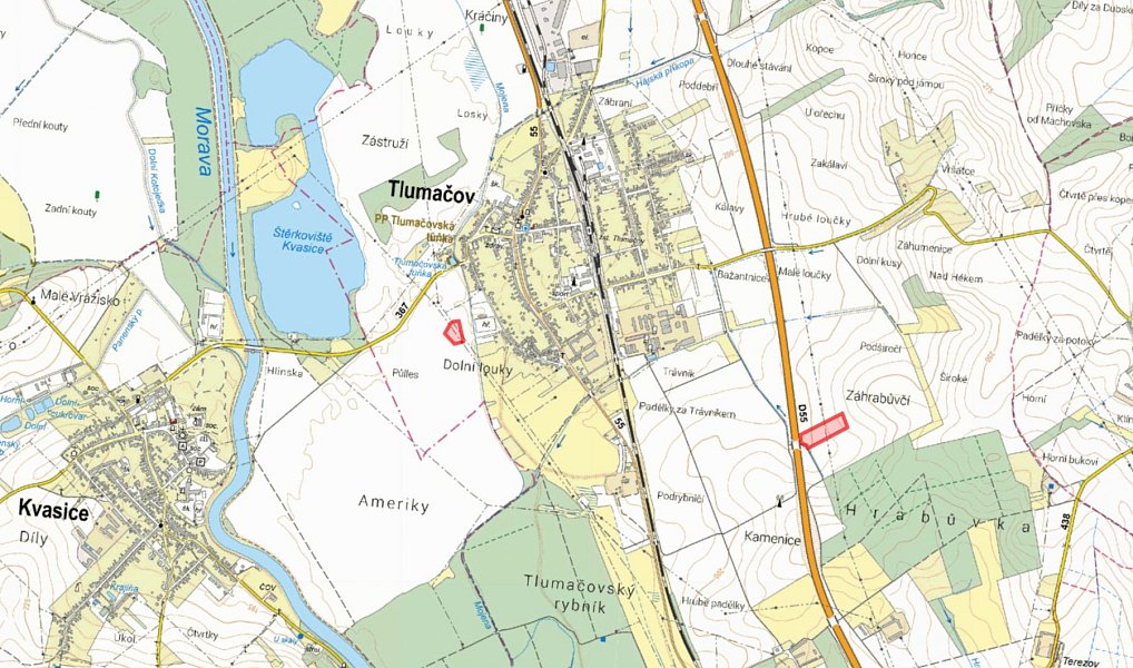 Prodej pole 28 403 m², Tlumačov – náhled fotky 3