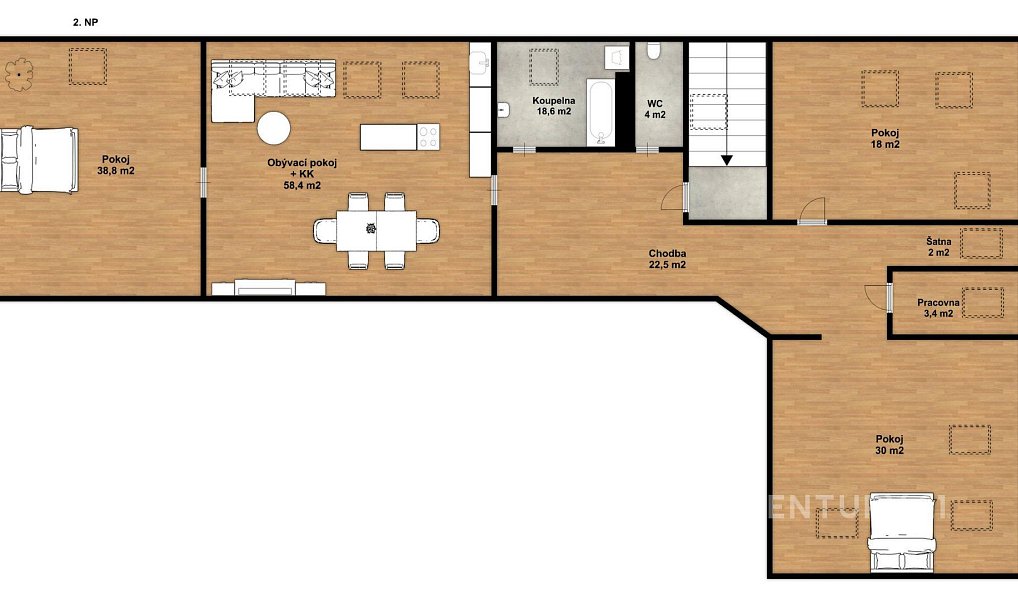 Prodej domu 417 m² s pozemkem 1 139 m², Křenice – náhled fotky 11