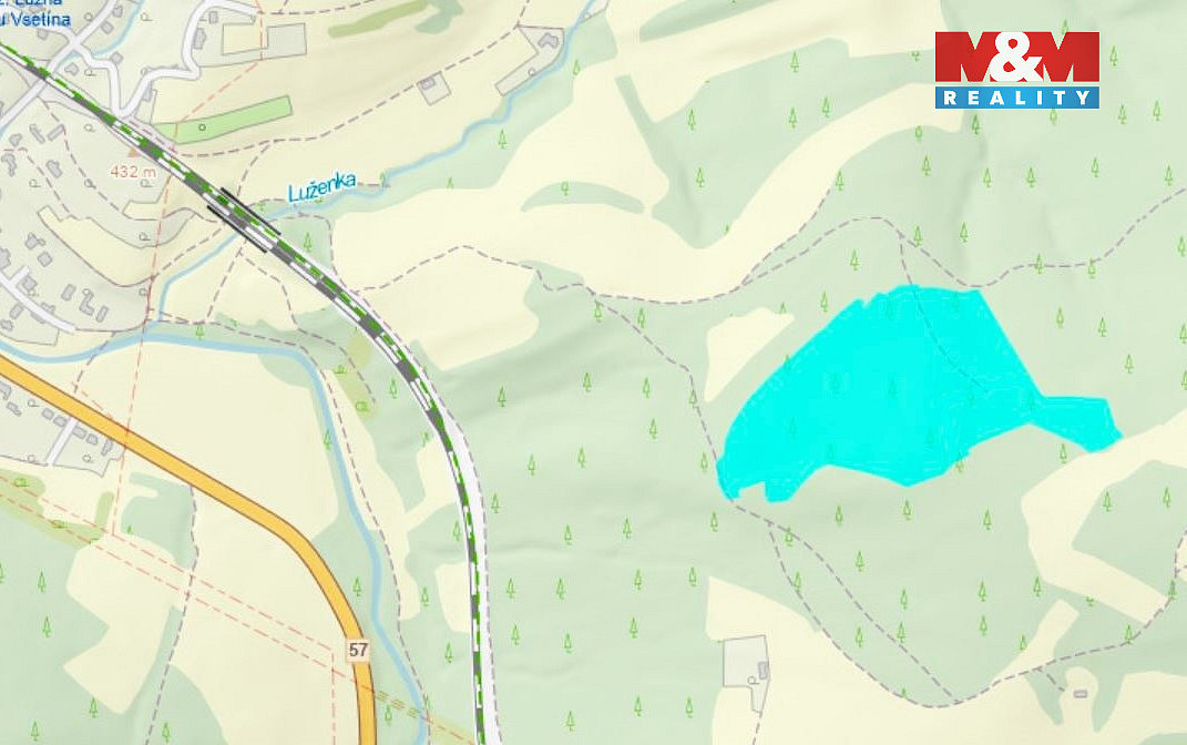 Prodej lesa 10 226 m² – pohled 6
