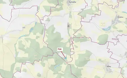 Dražba lesa 2 850 m², Kuřimany