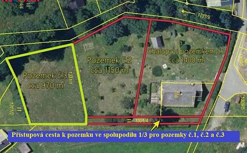 Prodej stavebního pozemku 970 m², Malá Morava, okres Šumperk