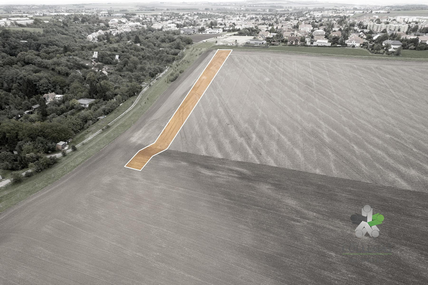 Prodej pole 3 421 m² – fotografie 3