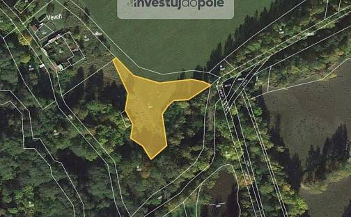 Prodej louky 3 100 m², Nové Hrady - Veveří, okres České Budějovice