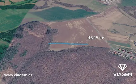 Prodej pole 2 903 m², Dobrkovice, okres Zlín