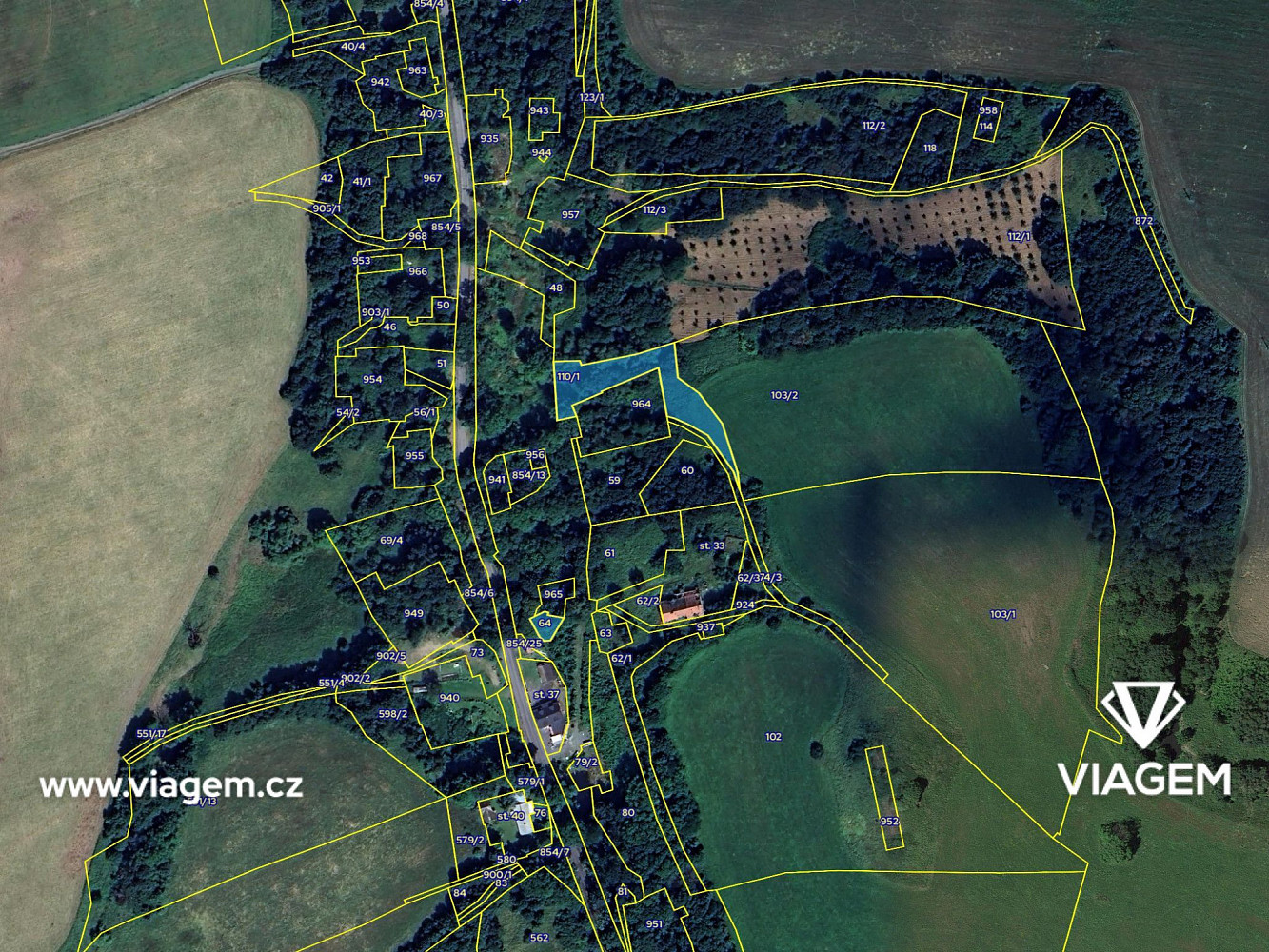 Prodej stavebního pozemku 3 164 m² - Bild 5