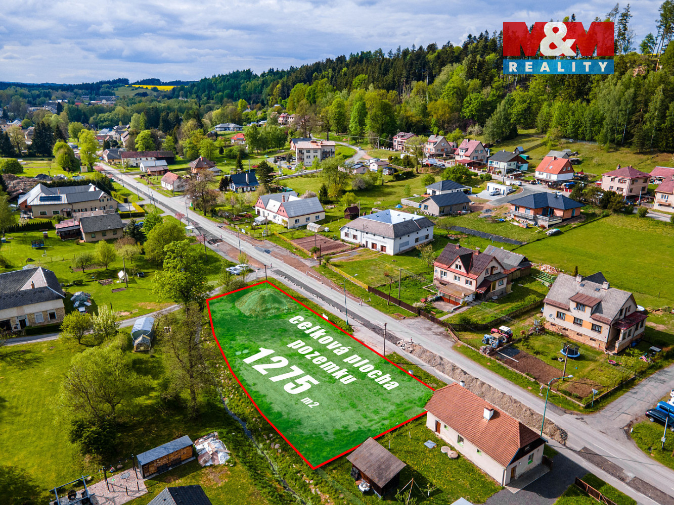 Prodej stavebního pozemku 1 275 m² – fotografie 4