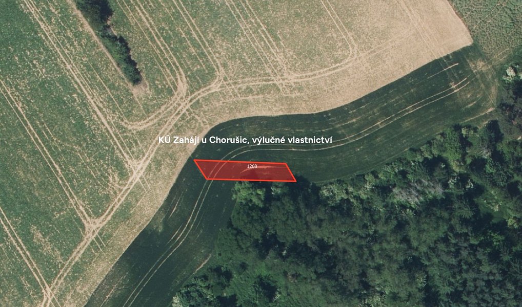 Prodej pole 17 218 m², Chorušice – náhled fotky 5