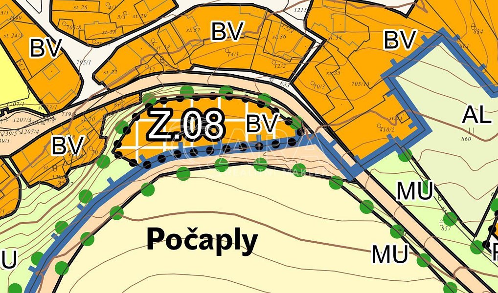Prodej stavebního pozemku 3 403 m², Počaply – náhled fotky 14