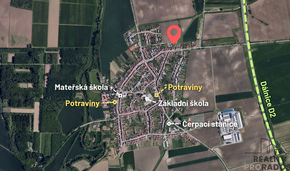 Prodej stavebního pozemku 580 m², Velké Němčice – náhled fotky 9