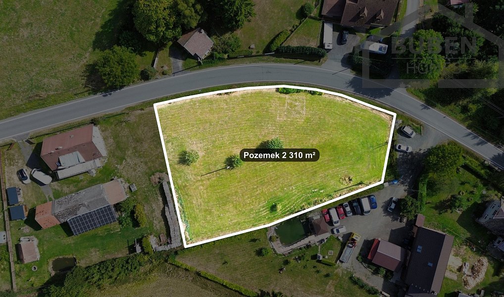 Prodej stavebního pozemku 2 310 m², Halže – náhled fotky 2