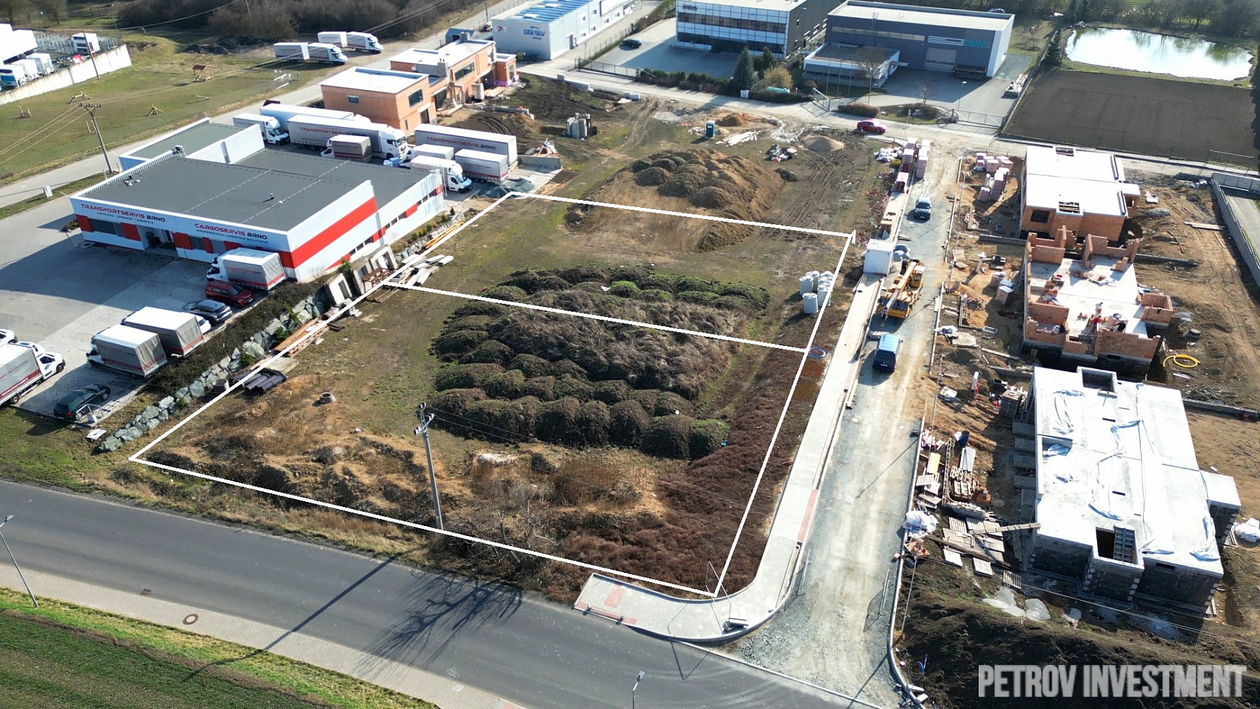 Prodej stavebního pozemku 1 108 m², Moravany
