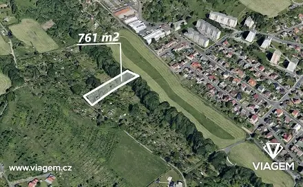 Prodej zahrady 850 m², Děčín