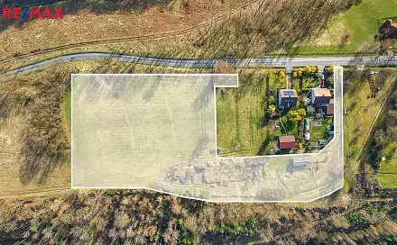 Prodej stavebního pozemku 14 457 m², Kluky, okres Mladá Boleslav