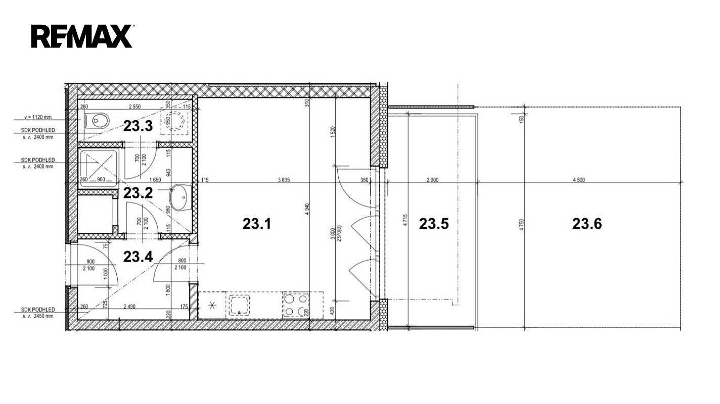1+kk Apartment in Praha, Letňany – pohled 3