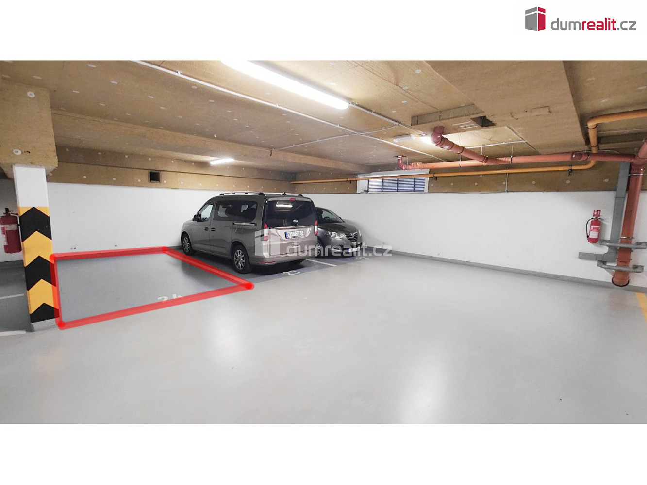 Pronájem parkovacího stání, 13 m2, novostavba, ov, praha 8 - dolní chabry — photo 2