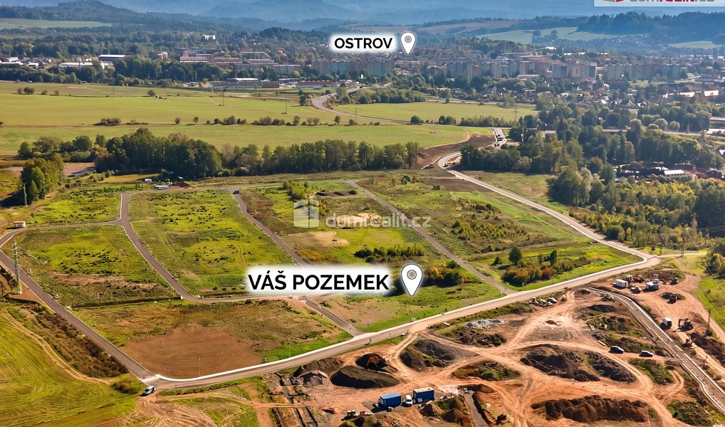 Prodej pozemku, 550 m², Kfely - Karlovy Vary, Ostrov