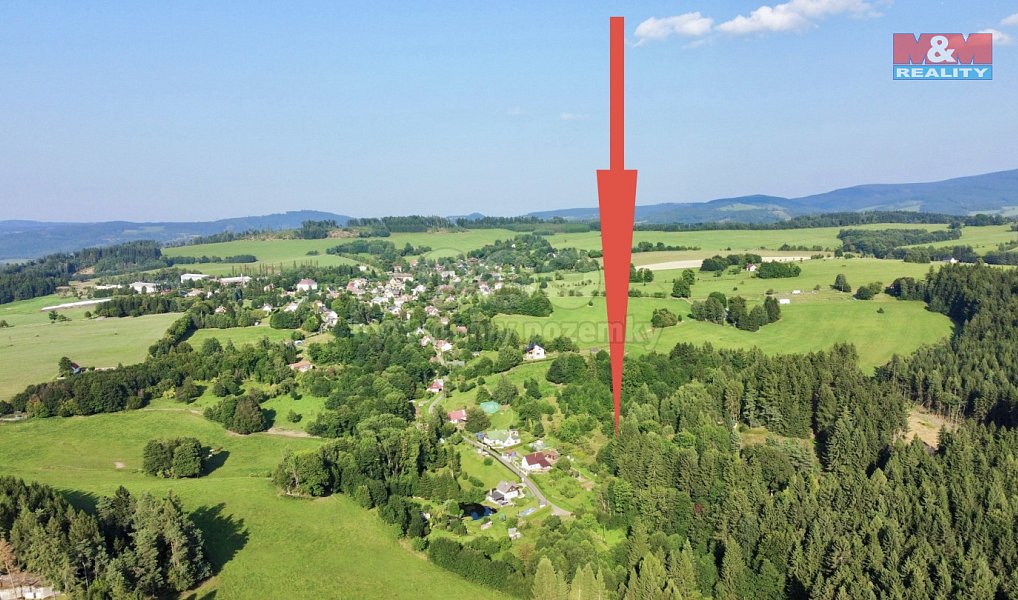 Prodej zahrady 594 m², Borová – náhled fotky 4