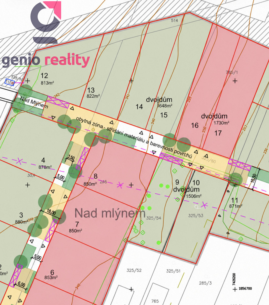 Prodej stavebního pozemku 6 249 m² – fotografie 5