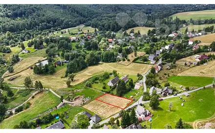 Prodej stavebního pozemku 1 134 m², Karlovice, okres Bruntál