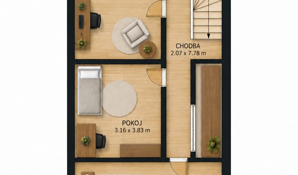 Prodej domu 168 m² s pozemkem 440 m², Zahrádky – náhled fotky 7
