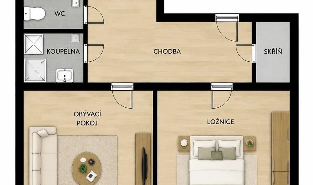 Prodej bytu 2+1 60 m², Plzeň – náhled fotky 14