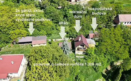 Prodej chaty/chalupy 90 m² s pozemkem 1 308 m², Úštěk - Kalovice, okres Litoměřice