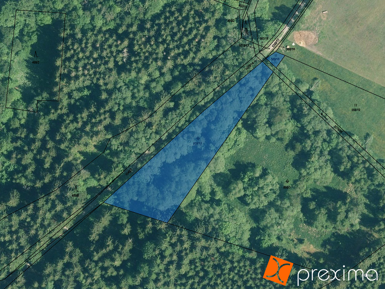 Prodej pozemku 1 214 m²