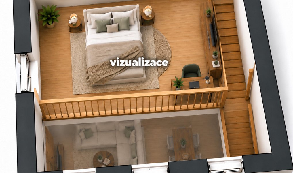 Prodej bytu 2+kk 42 m², Hostomice – náhled fotky 3