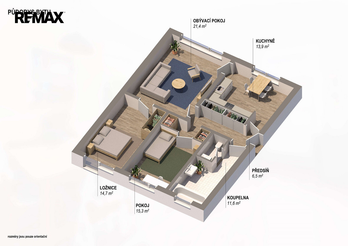 Prodej bytu 4+1 79 m²