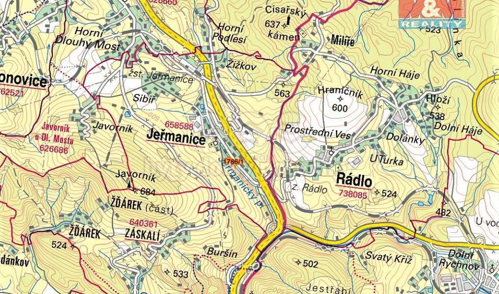 Prodej louky 4 895 m², Jeřmanice – náhled fotky 2