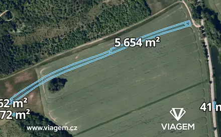 Prodej pole 1 487 m², Kudlovice, okres Uherské Hradiště