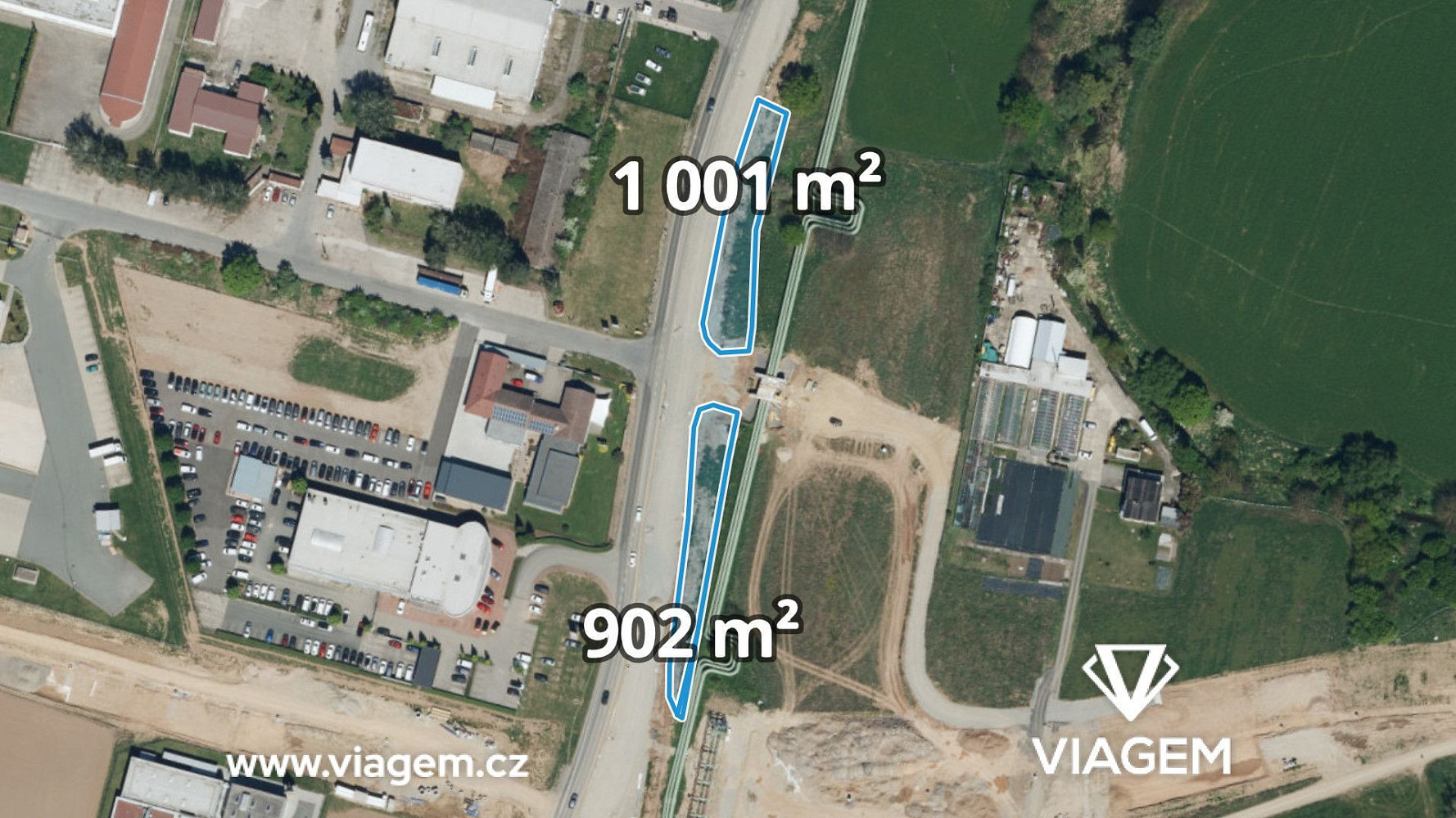 Prodej pole 951 m²