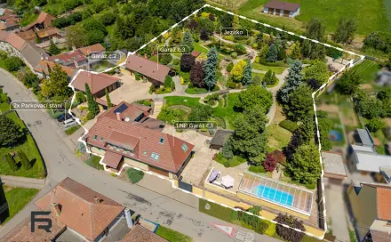 Prodej domu 367 m² s pozemkem 4 806 m², Vážany, okres Vyškov