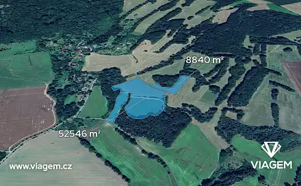 Prodej pole 3 836 m², Kravaře, okres Česká Lípa
