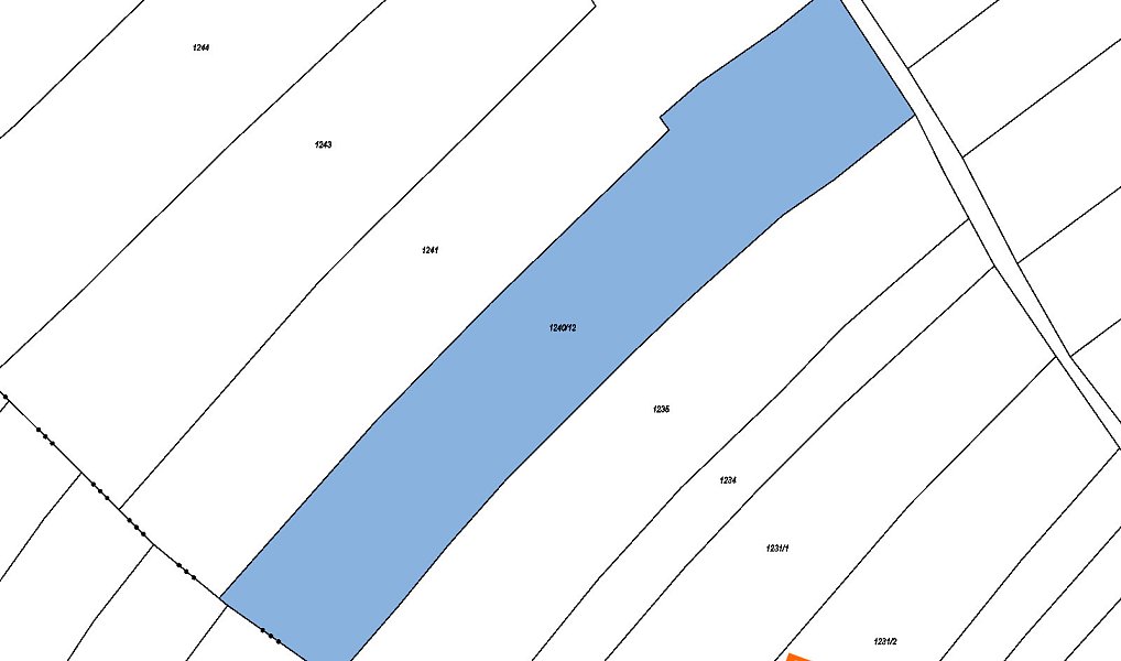 Prodej pole 2 568 m², Kounov – náhled fotky 2