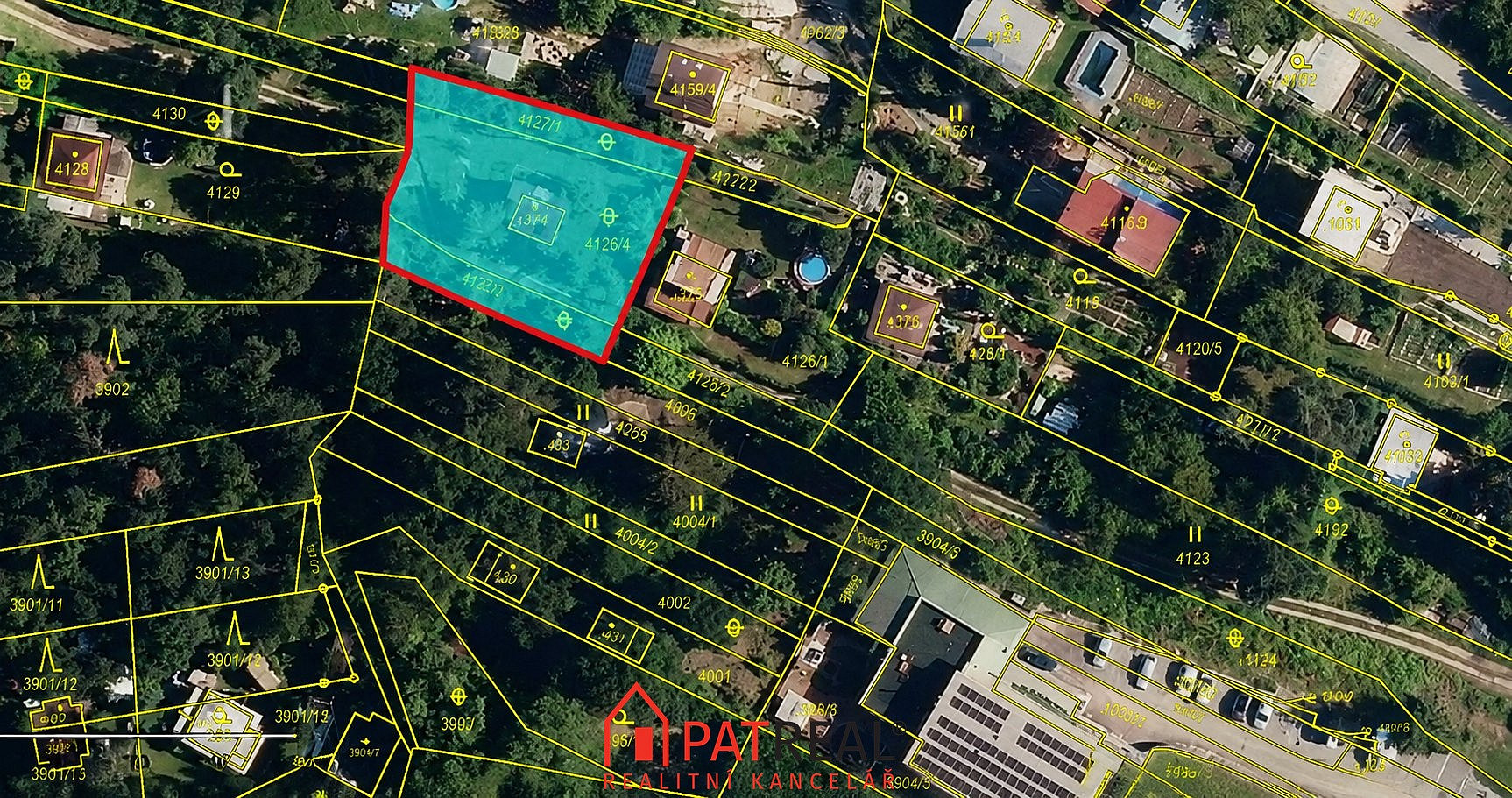 Prodej stavebního pozemku 837 m² – fotografie 3