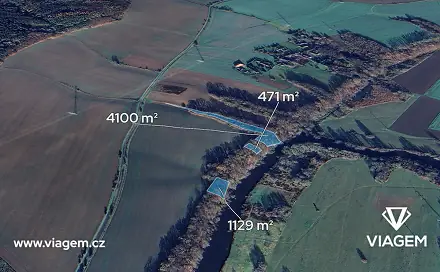 Prodej lesa 2 137 m², Nová Ves u Bakova, okres Mladá Boleslav