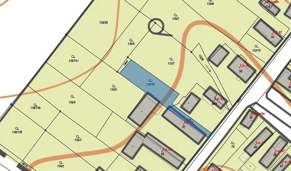 Prodej stavebního pozemku 658 m², Libáň – náhled fotky 4