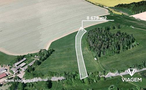 Prodej pole 2 169 m², Načeradec, okres Benešov