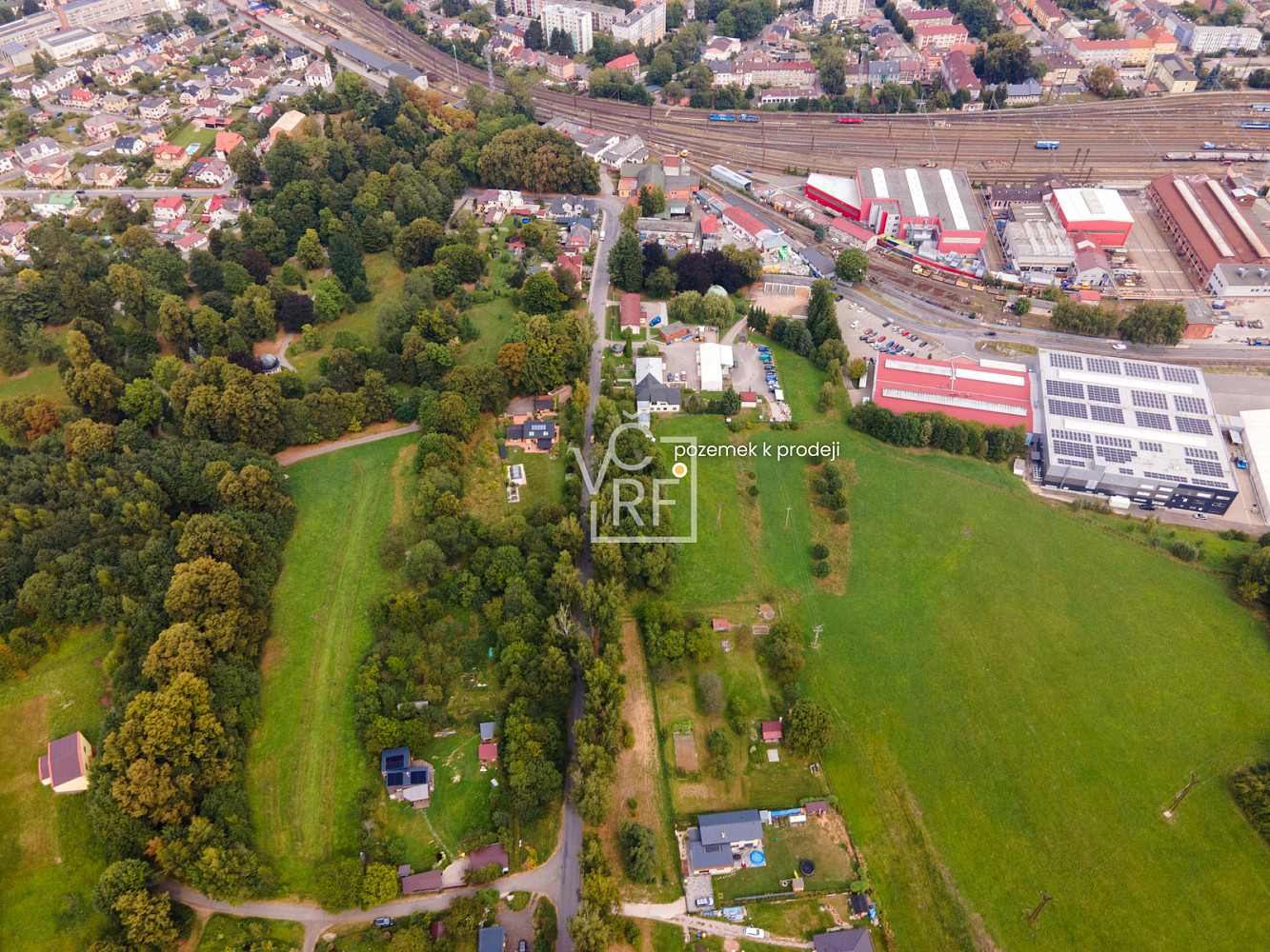Prodej stavebního pozemku 3 468 m² – pohled 3