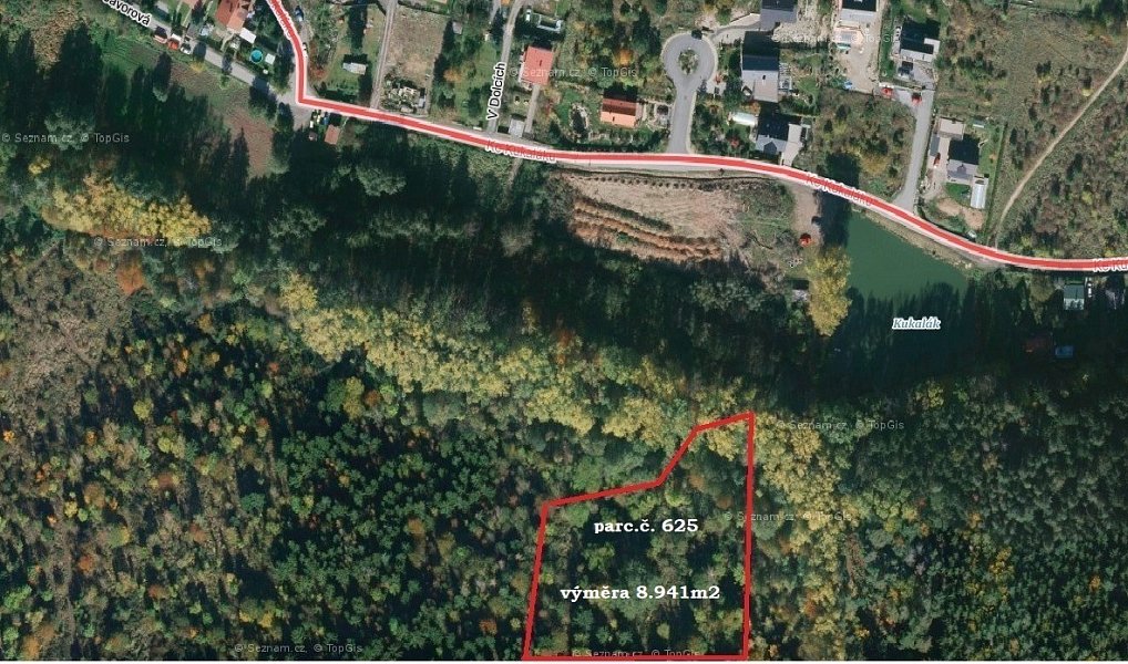 Prodej stavebního pozemku 8 941 m², Psáry – náhled fotky 4