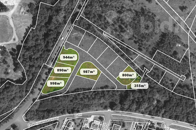 Prodej stavebního pozemku 998 m²