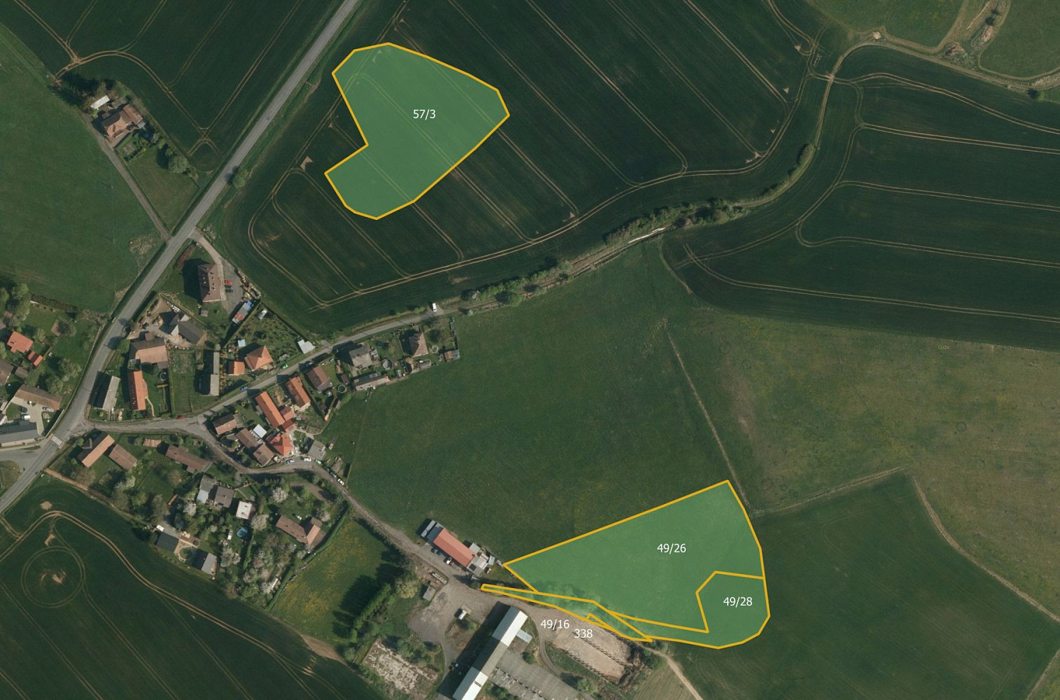 Prodej pole 41 424 m²